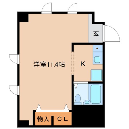 筒井駅 徒歩6分 5階の物件間取画像